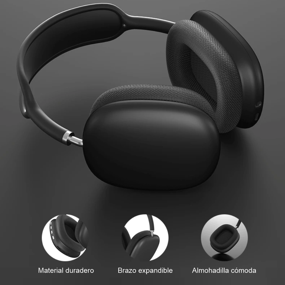 Audifonos Inalambricos BT Over Ear P9