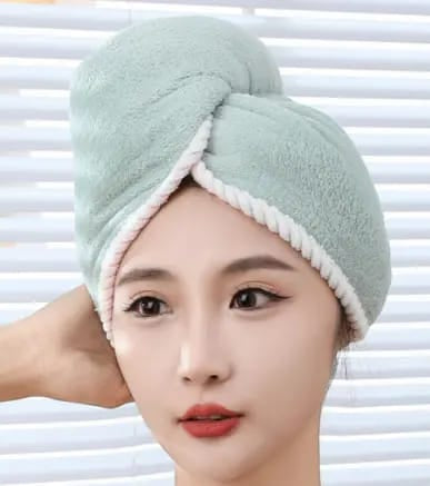 Toalla para cabello microfibra doble faz