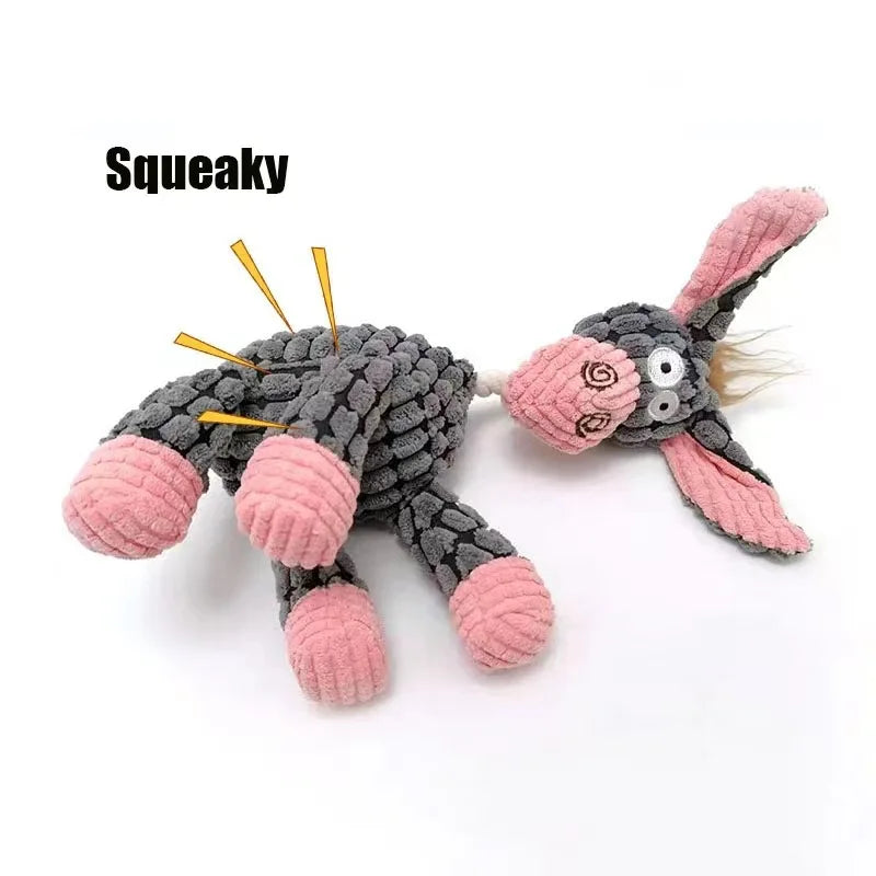 Juguete de peluche chirriante para perros