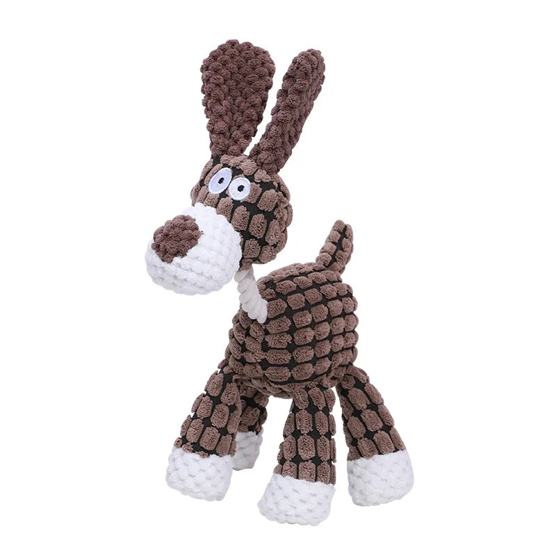 Juguete de peluche chirriante para perros