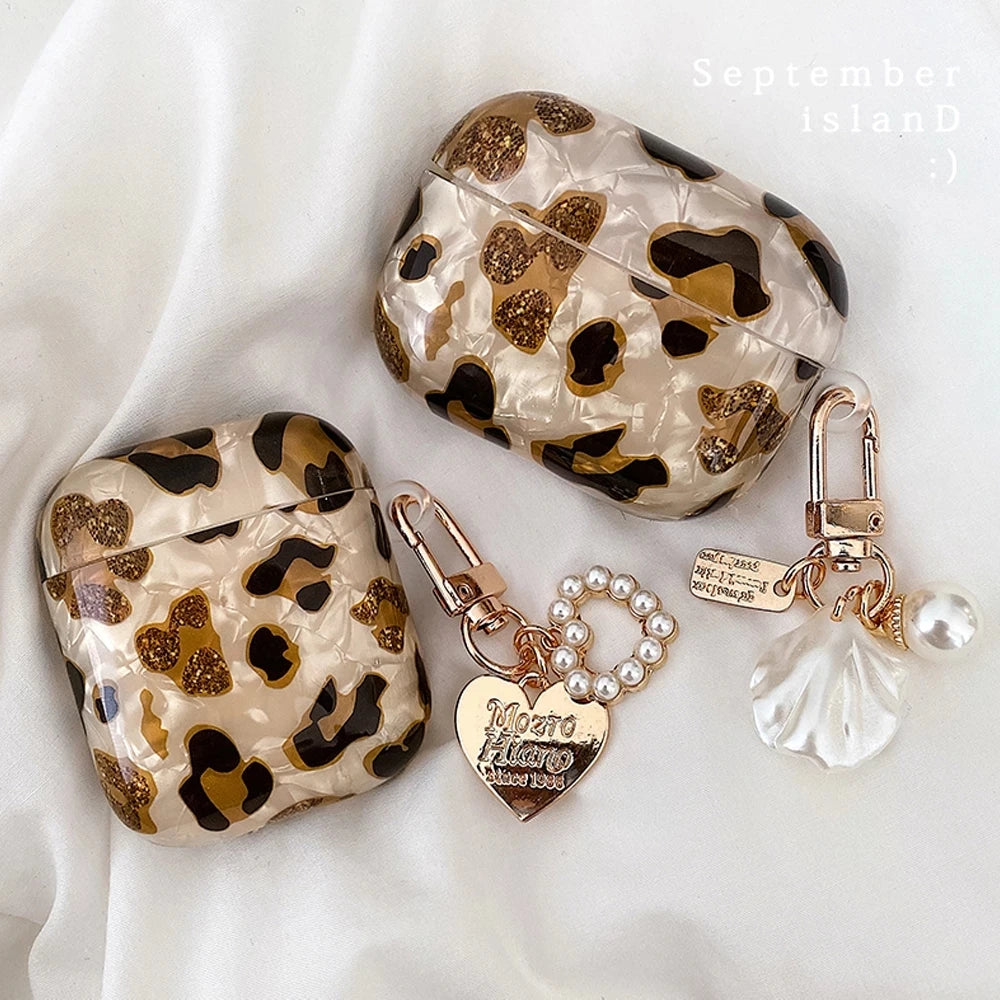 Funda Leopard Girl para AirPods