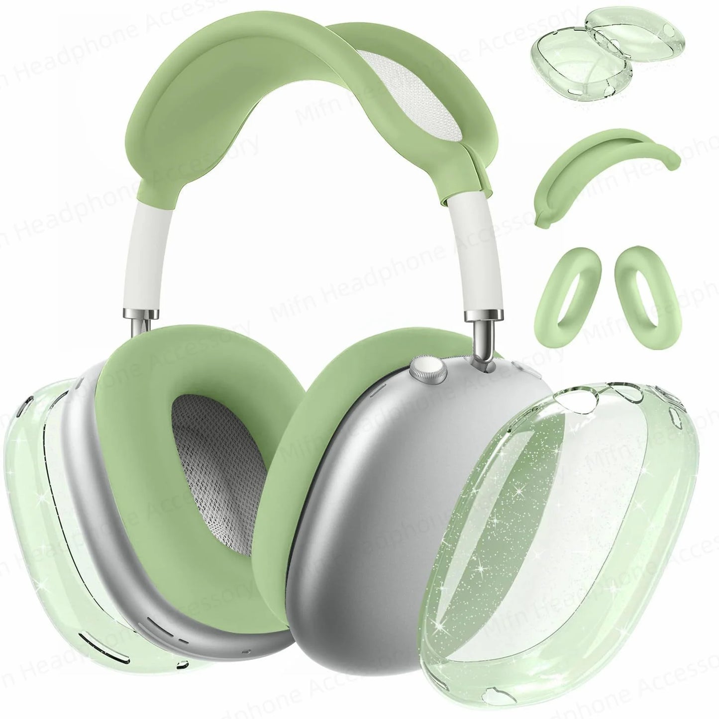 Funda protectora 3D transparente para auriculares AirPod Max