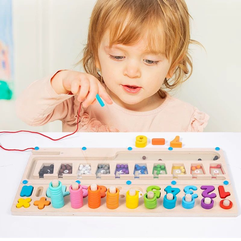 TABLERO DIDACTICO MULTIFUNCIONAL 3 EN 1