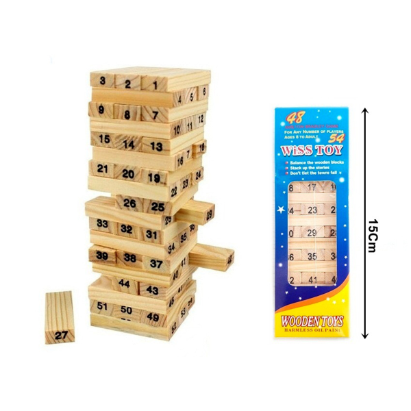 Jenga madera 5*15CM