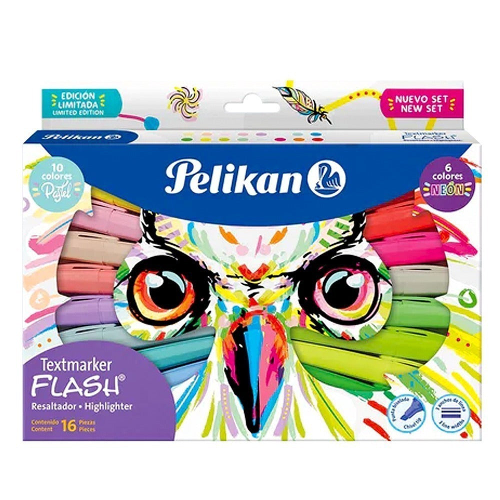Resaltadores Neon Pelikan x16
