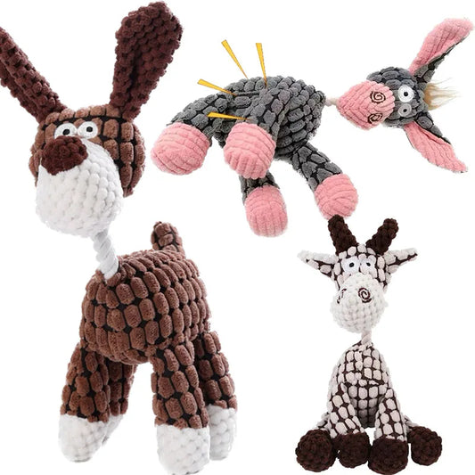 Juguete de peluche chirriante para perros