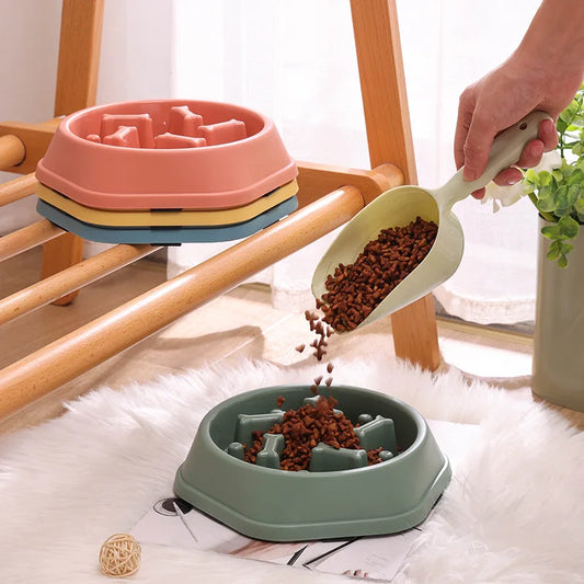 Comedor lento para mascotas,