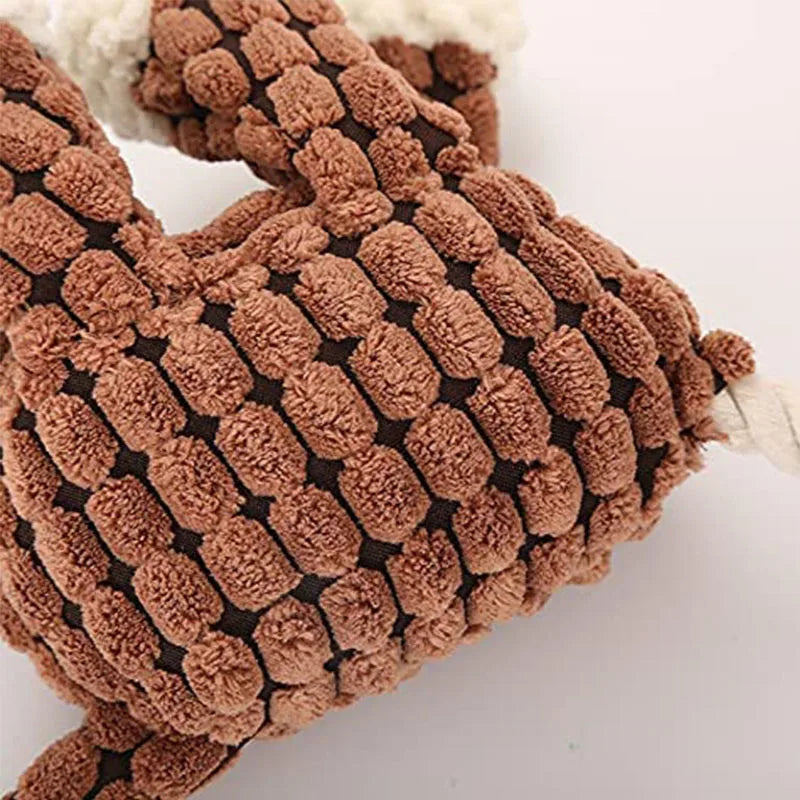 Juguete de peluche chirriante para perros
