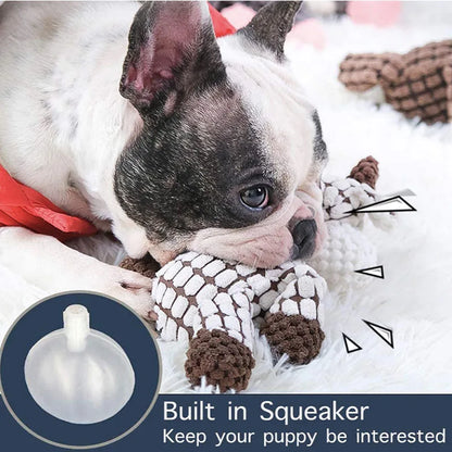 Juguete de peluche chirriante para perros