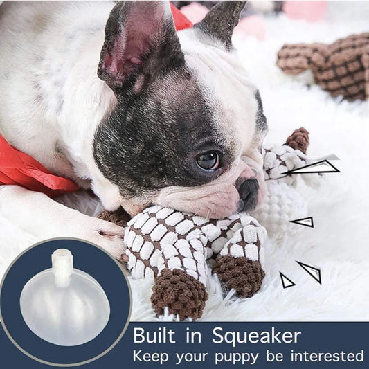 Juguete de peluche chirriante para perros