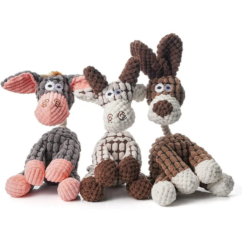 Juguete de peluche chirriante para perros