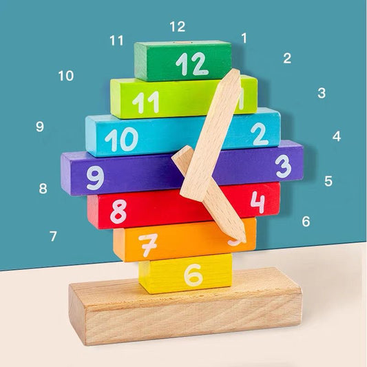 TORRE MADERA ARMABLE RELOJ X7 PCS