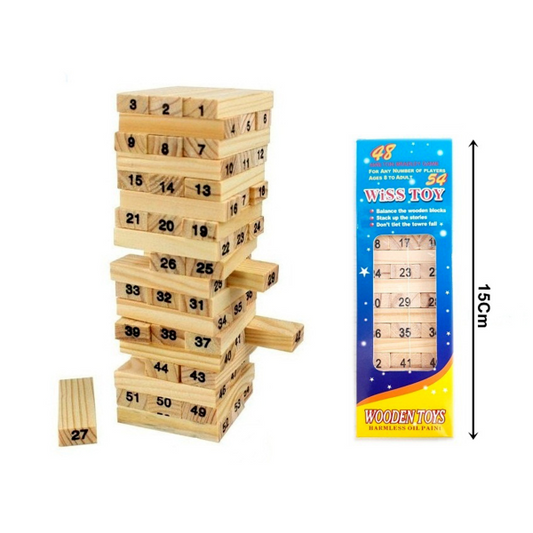 Jenga madera 5*15CM